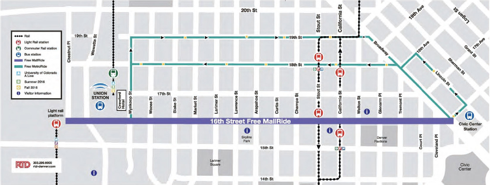 Denver Transit Map